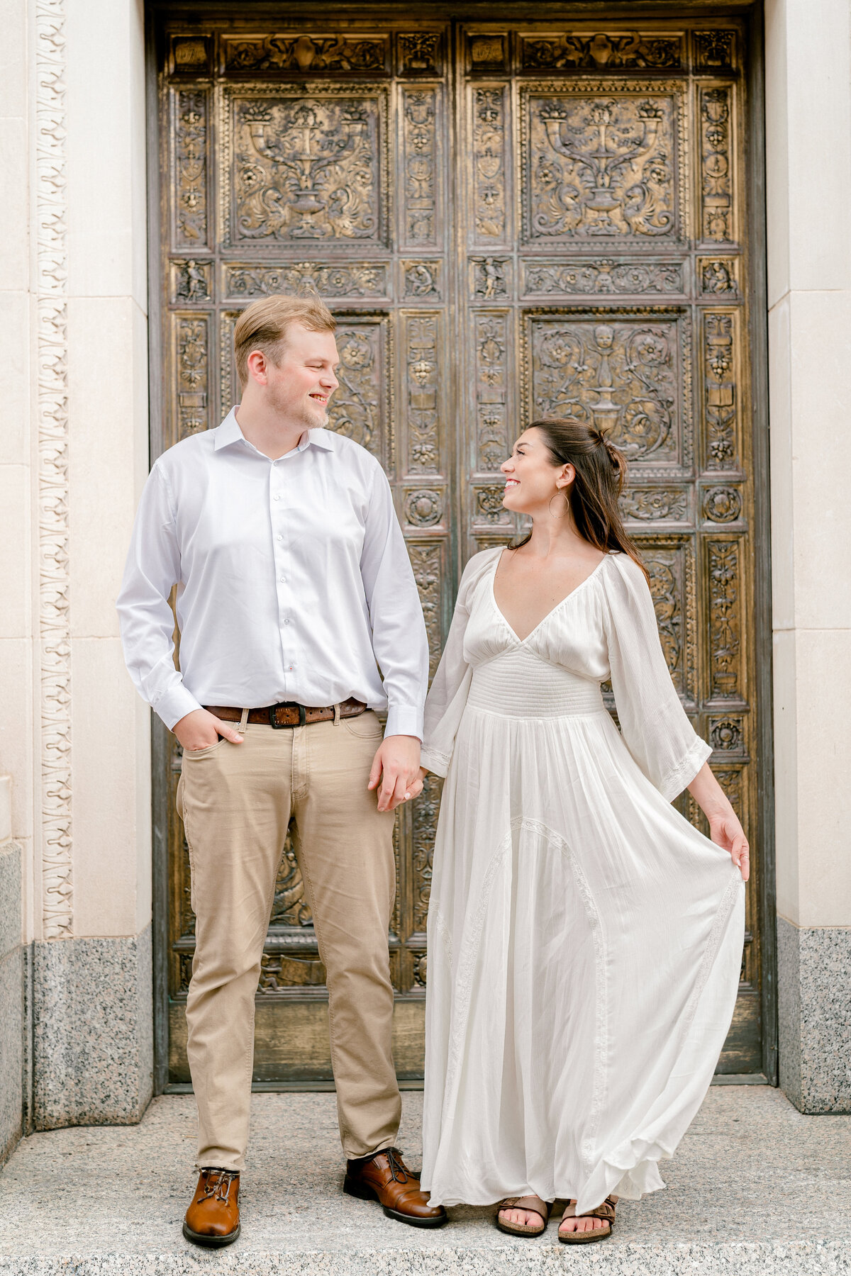 engagement session in marquette michigan