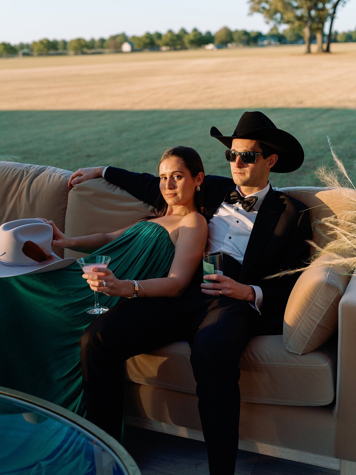 Custom tented wedding celebration with fall Ralph Lauren vibes at private polo farm in Aiken, South Carolina by Sarah Bradshaw_0228