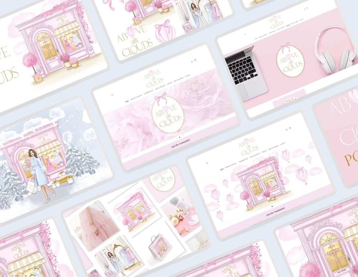 feminine brand design personal stylist24