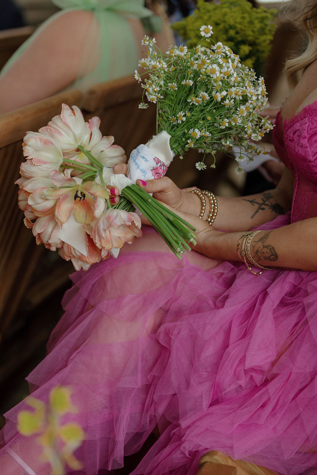 Retro motel chic wedding ceremony at Bodega Los Alamos - 71