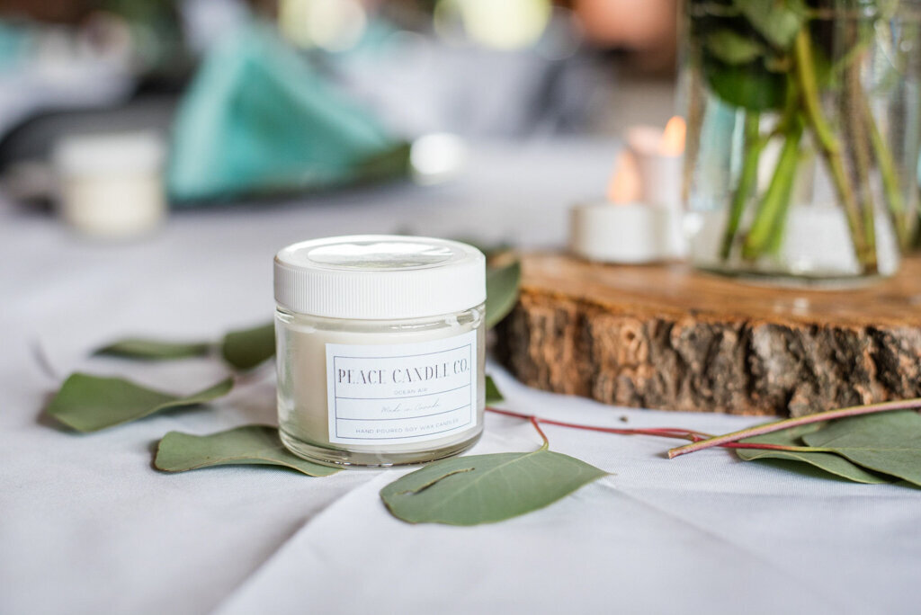 Peace Candle Co, natural and organic wedding favours and bridal party gifts based in Calgary, Alberta. Featured on the Brontë Bride Vendor Guide.