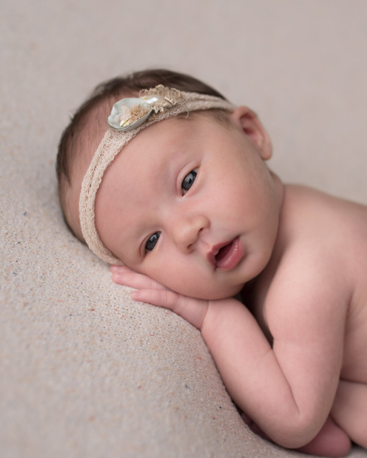 Gorgeous newborn portrait in Houston