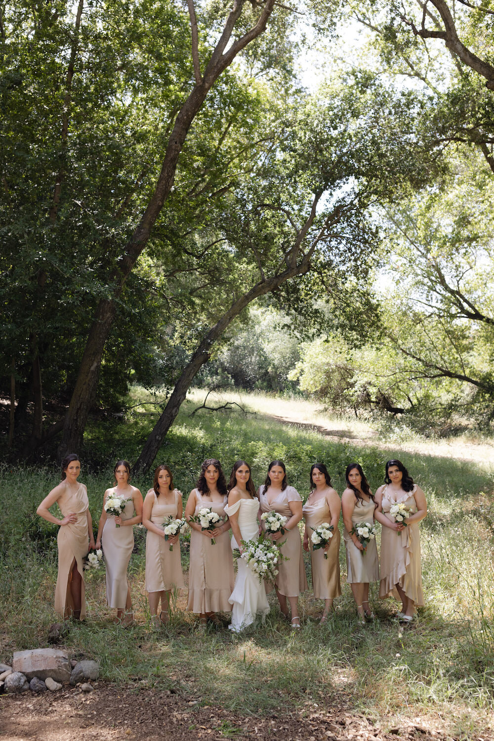 bridal party san francisco wedding