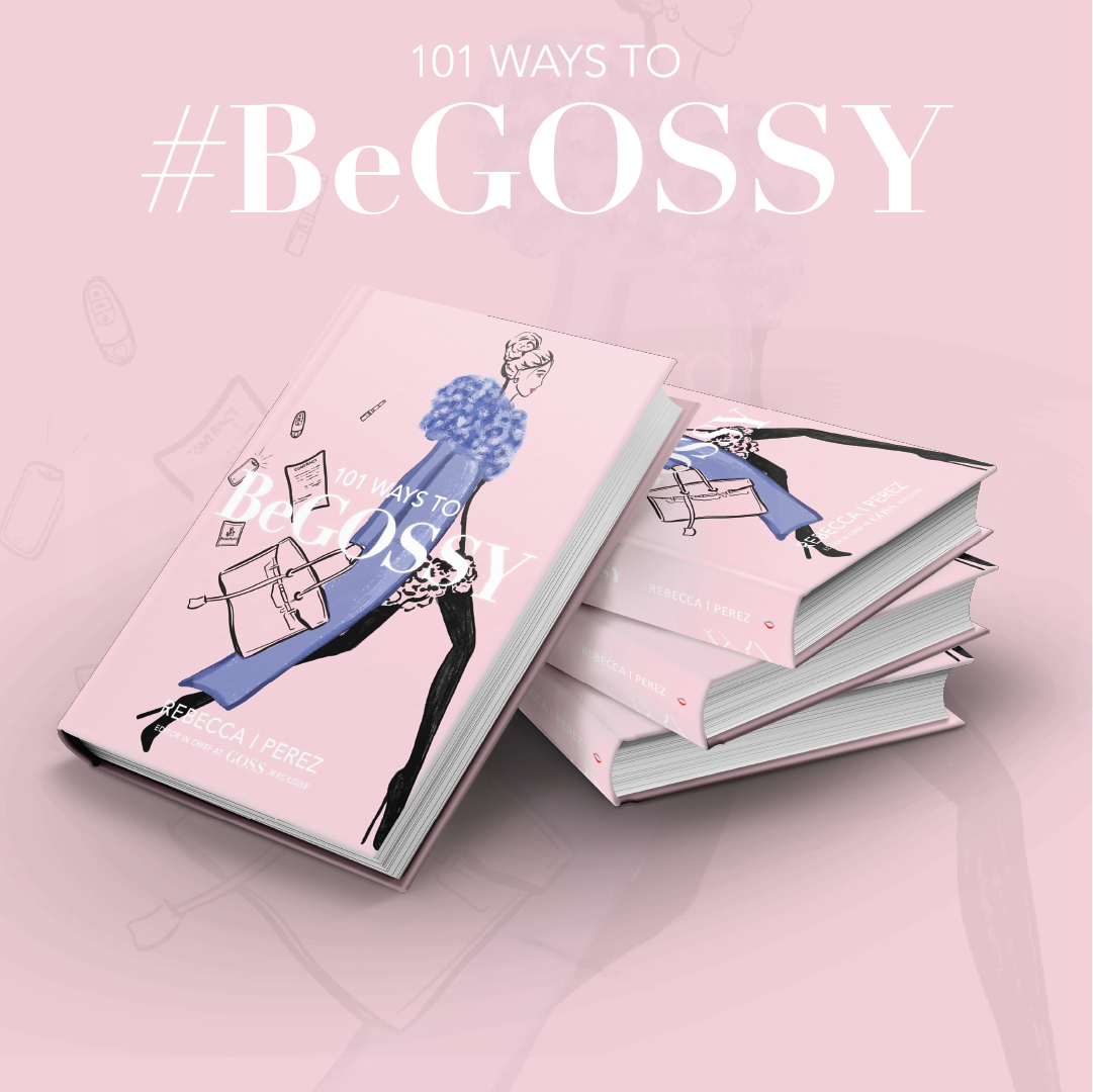 Book Mockup design for Goss Magazine by Erika Maram Design Studio
