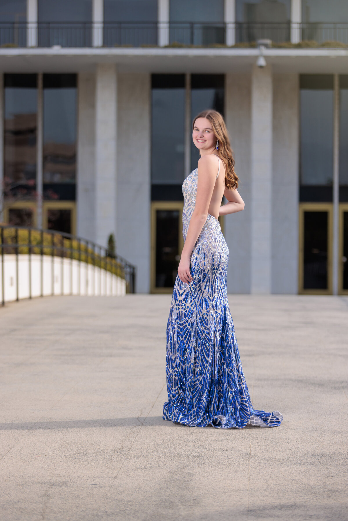 Prom Dress Portraits in downtown Raleigh NC
