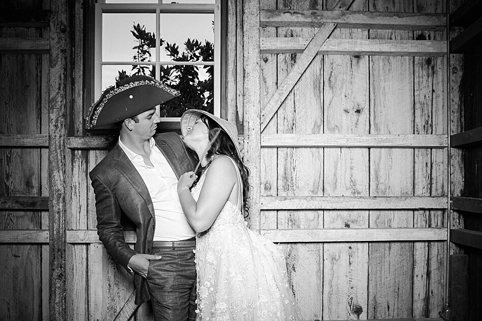 barn wedding photo booth