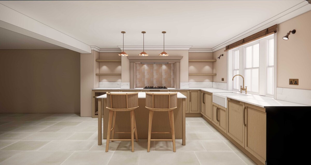 Rukmini Patel Interior Design Kitchen Island