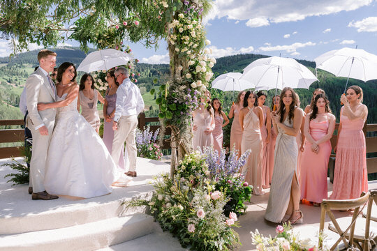 MB Vail Wedding at Ritz Carlton Bachelor Gulch by @GoBella  32