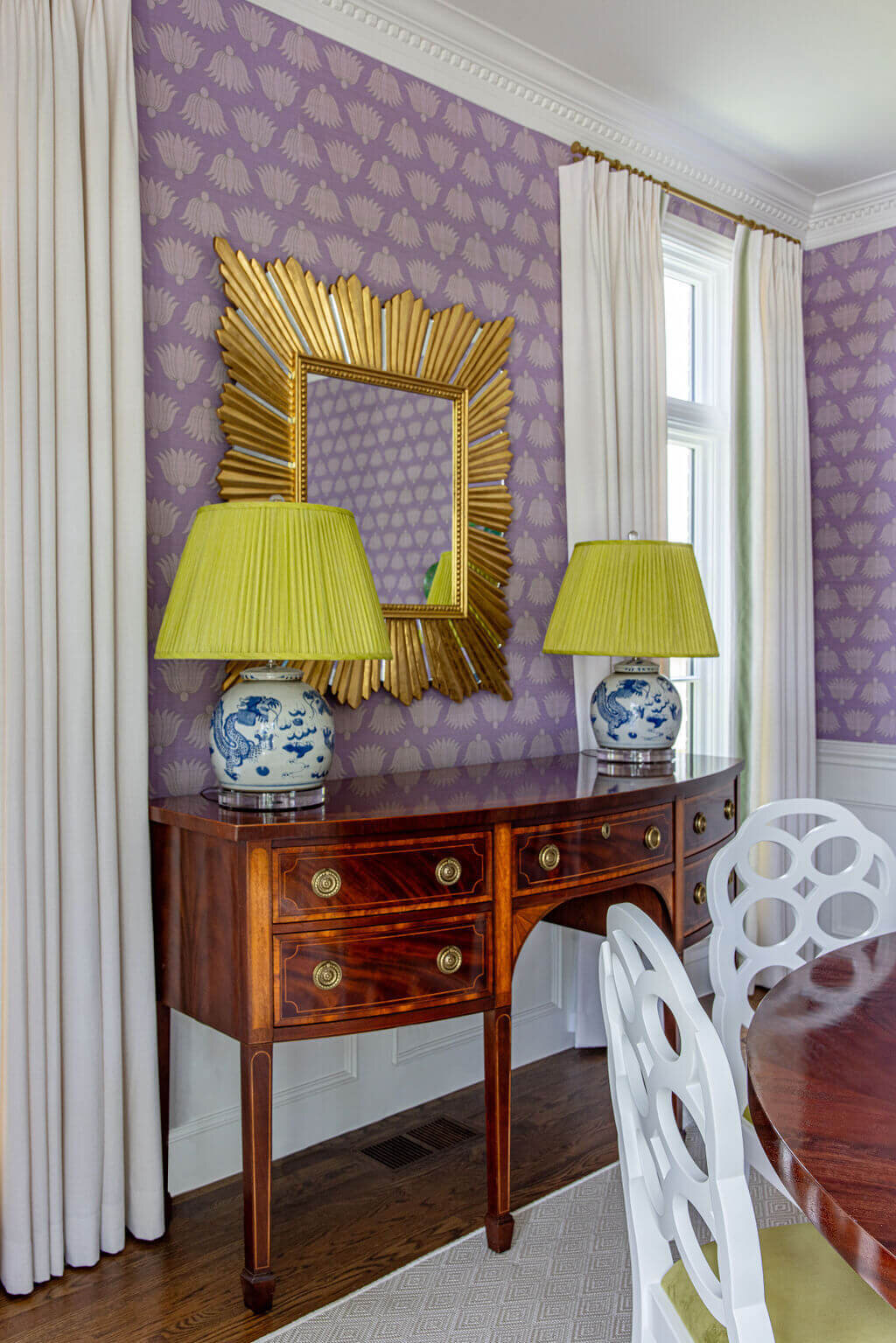 oyster creek studios university park purple dining room