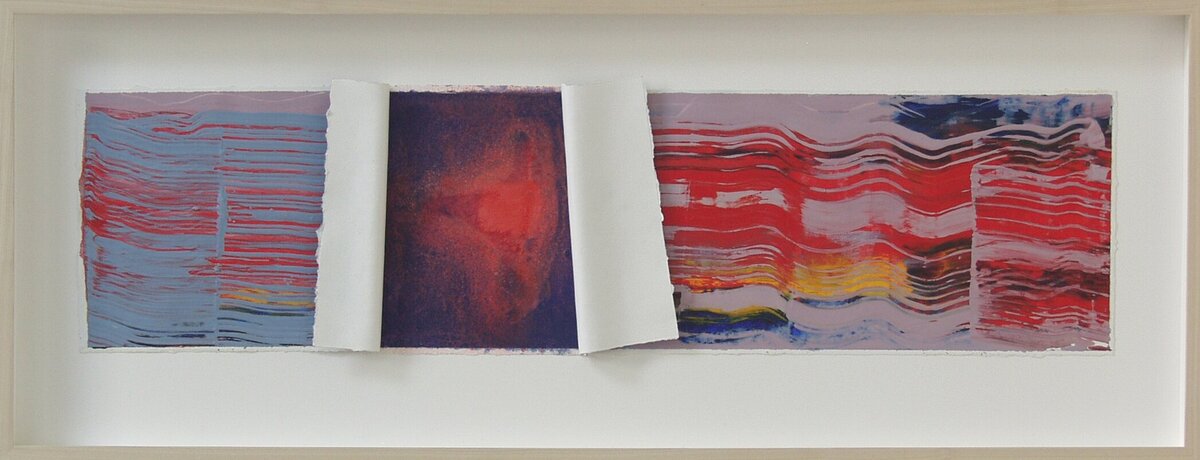 Re-Entry Home Run 2, 2008 Oil on paper 46 x 120 cm_11zon