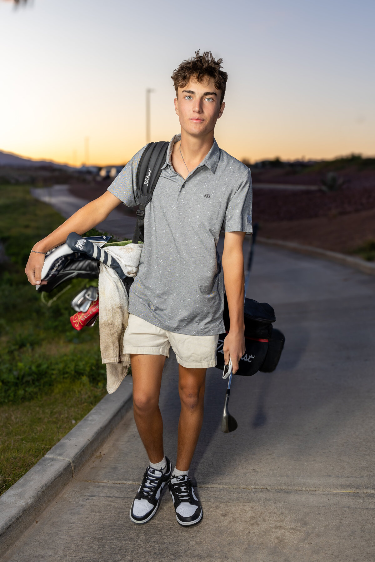 Elona Shea Photography Arizona wedding and family photographer- Senior refuge golf course -9