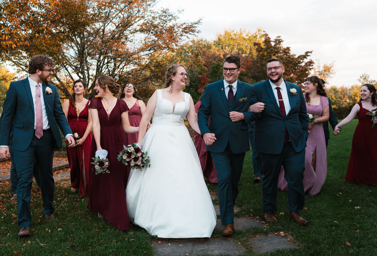 Kaelyn+Chris Zanchelli October Wedding, Rose Bank Winery, Newton PA, Lambertville NJ, Nichole Tippin Photography-6