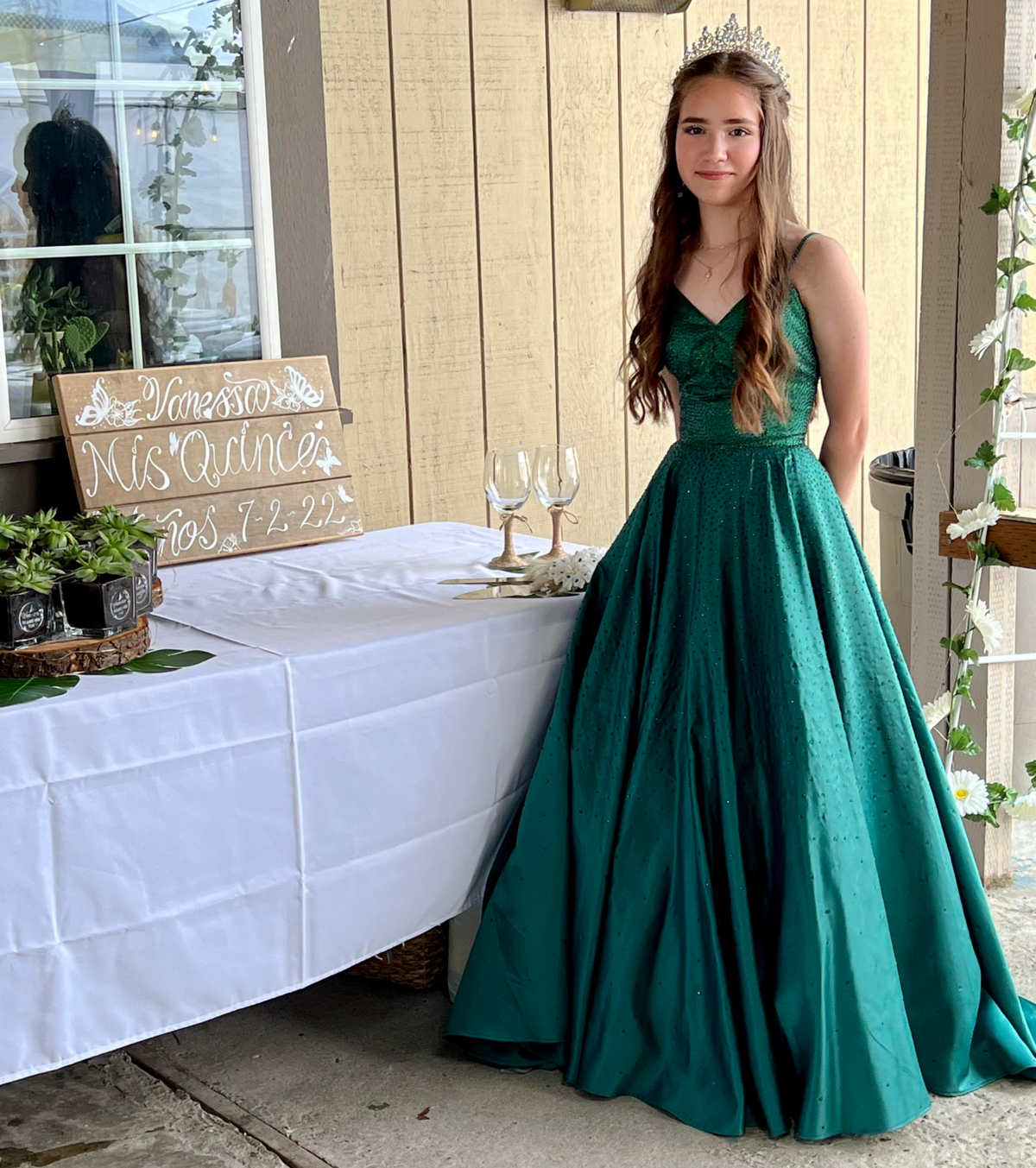 Formal Dress Green | Lucia Isabel