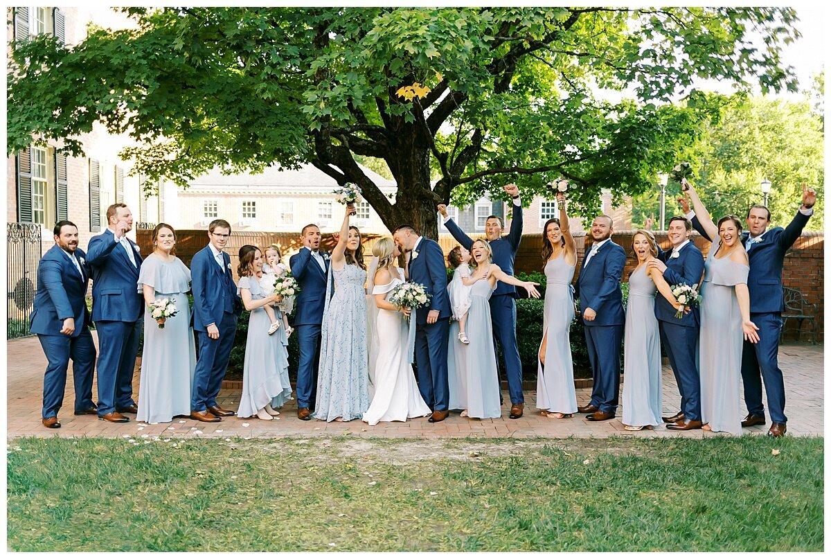 Explore our stunning portfolio showcasing a beautiful Chapel Hill wedding at The Carolina Inn, featuring a captivating blue, white, and greenery color palette. Immerse yourself in the elegance and charm of this picturesque venue while drawing inspiration for your own special day. Let our curated collection of images transport you to a world of timeless romance and exquisite design. Start envisioning your dream wedding today!