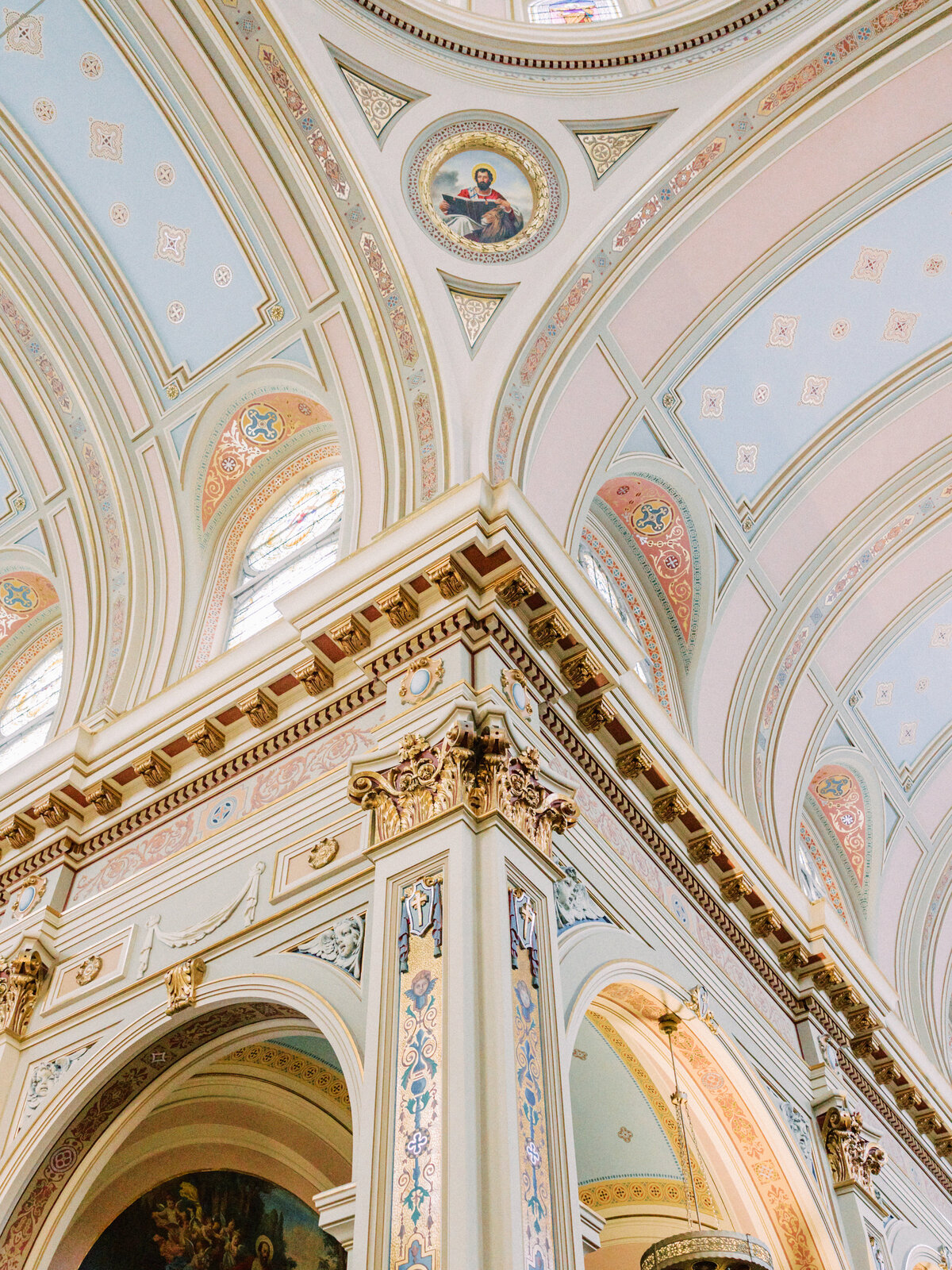 Ceiling of St. Mary Of The Angels Church in Chicago