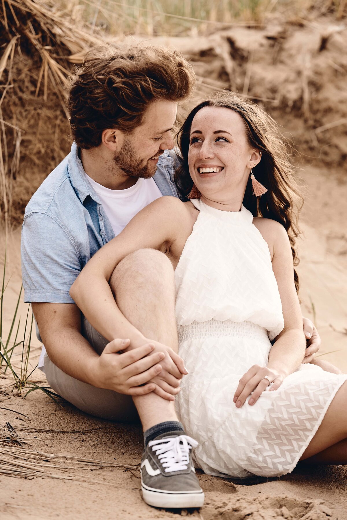 Sleeper State Park Beach Engagement Caseville, Michigan_98