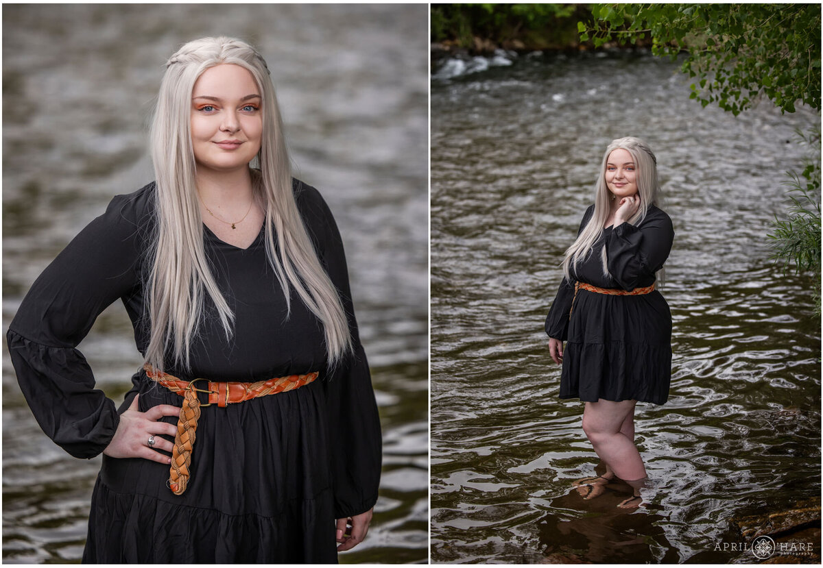 Environmental Headshot Portraits in Clear Creek in Golden Colorado