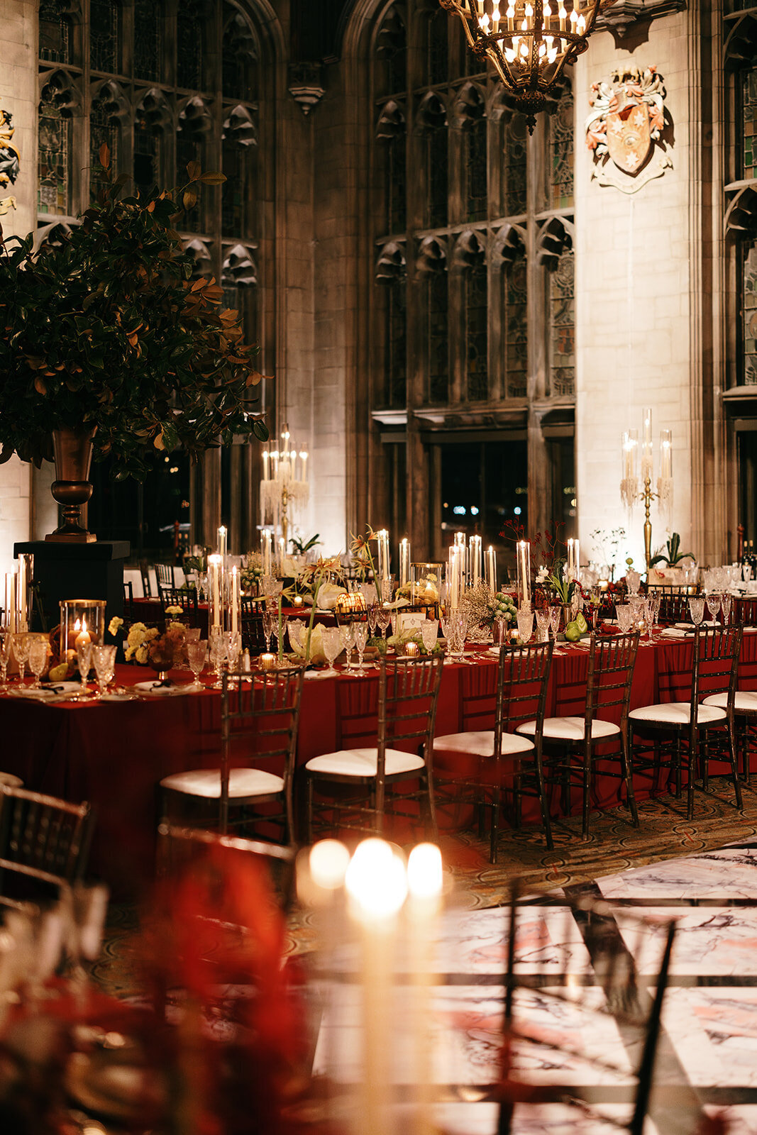 University Club Burgundy Wedding_3