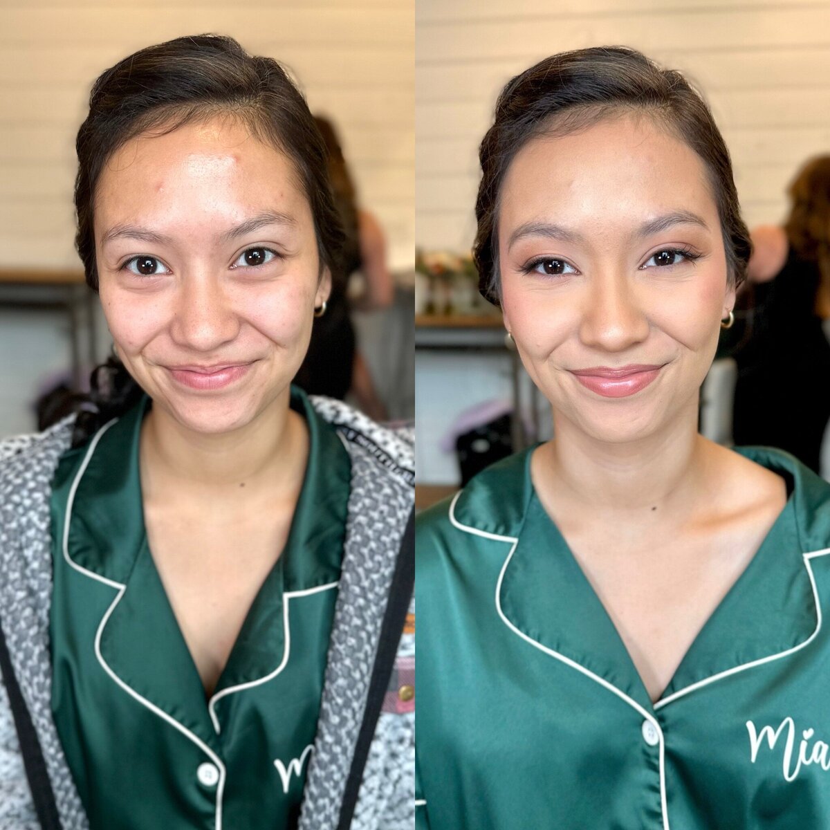 natural makeup look for Asian features