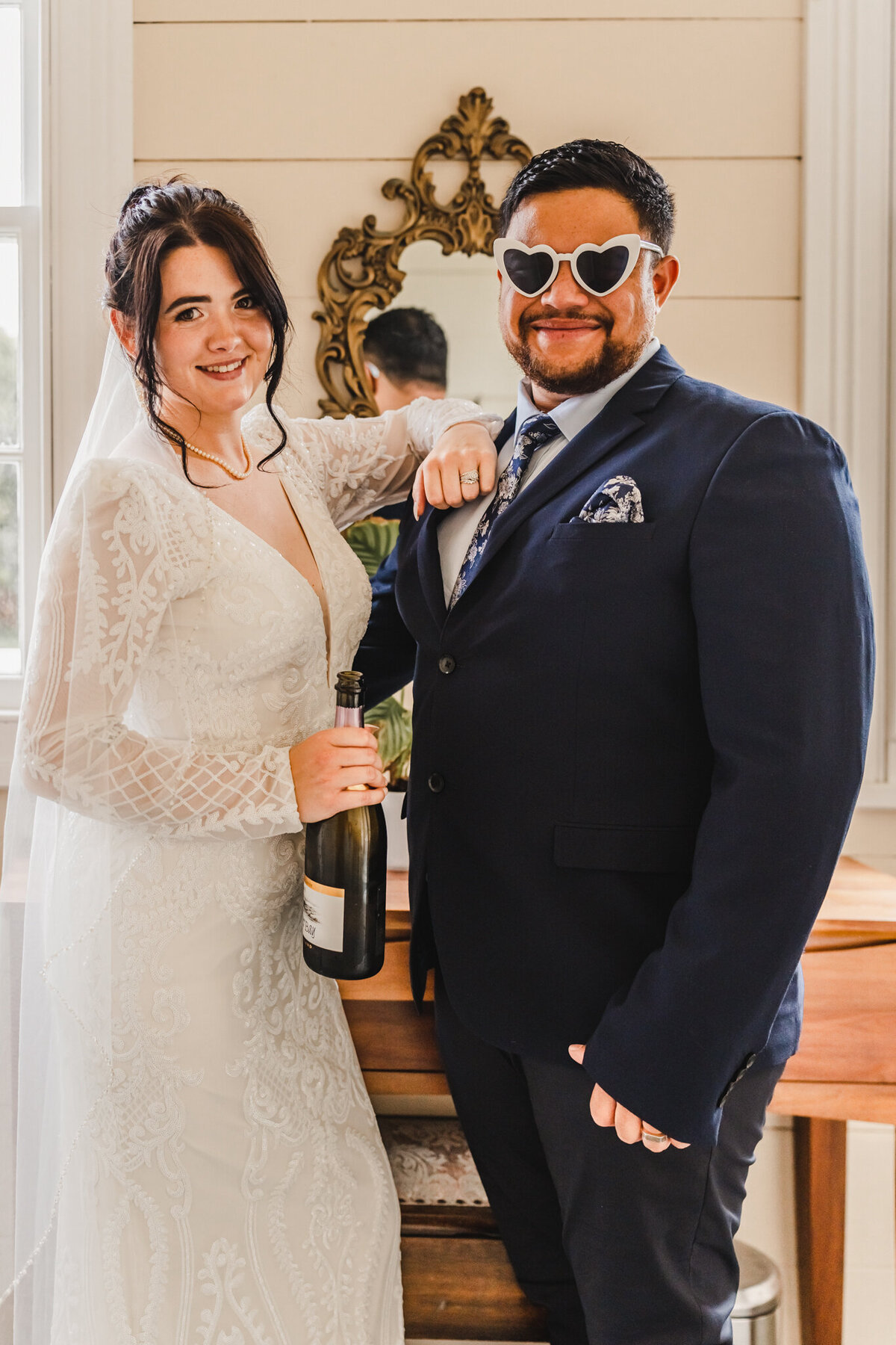 Intimate wedding ceremony at Auckland  small wedding venue