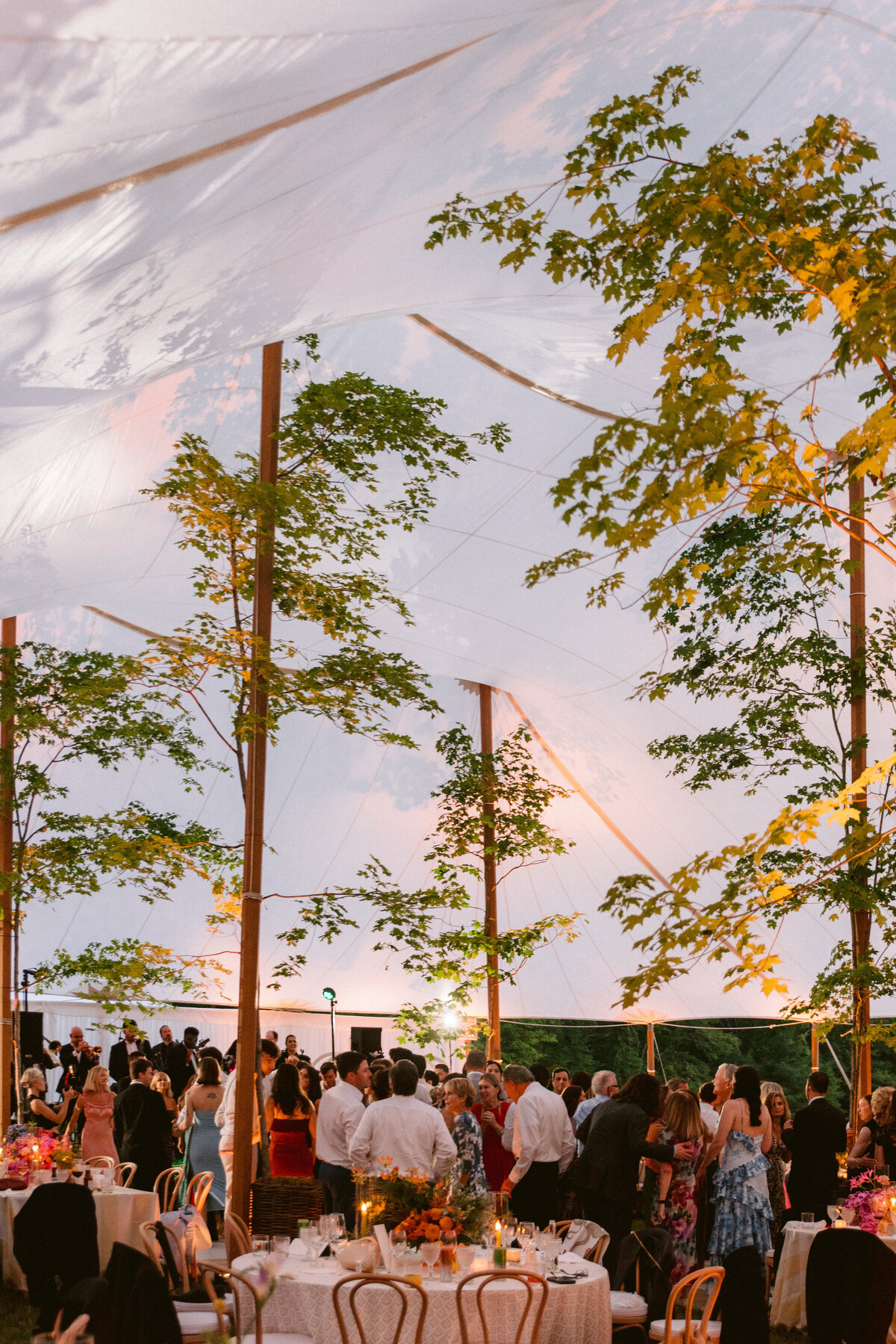 Tented wedding at Willow Hill in Connecticut by Gathered East