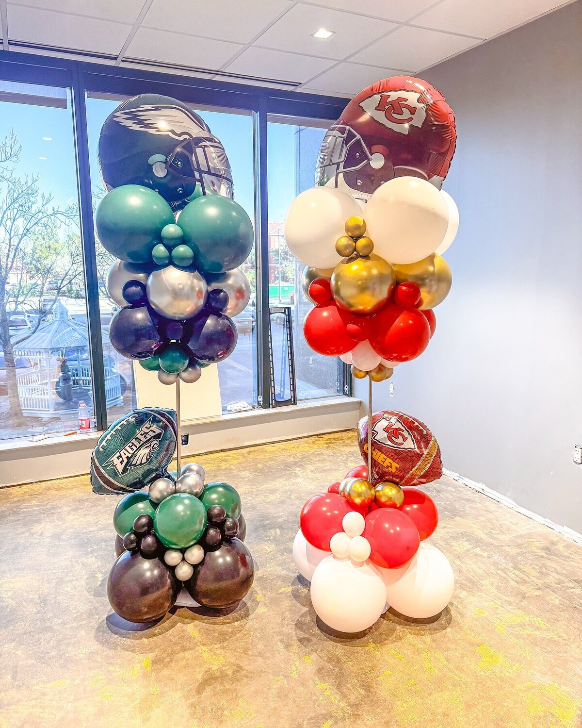 football balloons