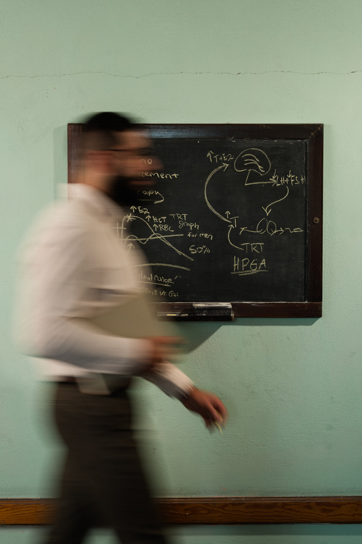 Creative brand photography for a holistic medicine podcast by Nico Misleh surrounded by vintage medical vibe