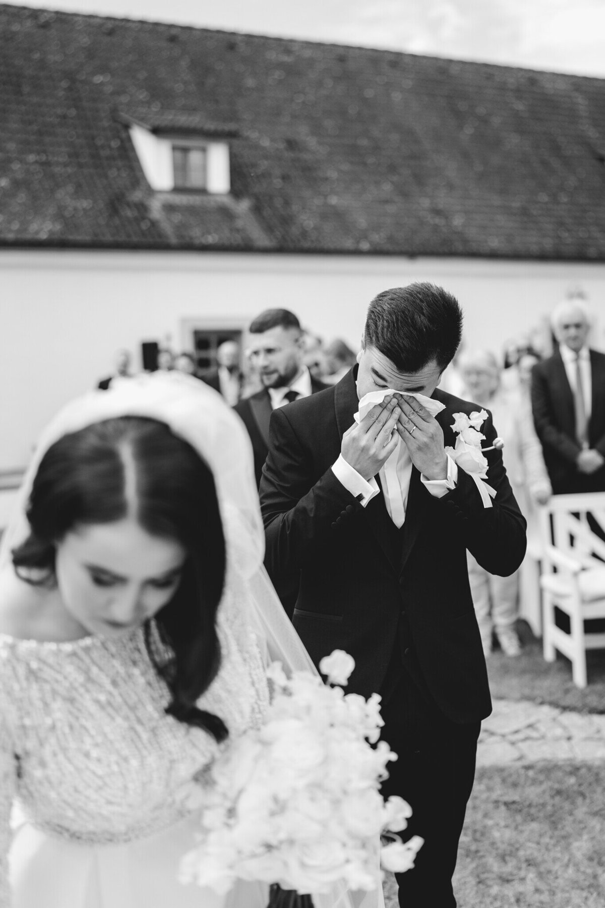 svatba benice emoce ženicha