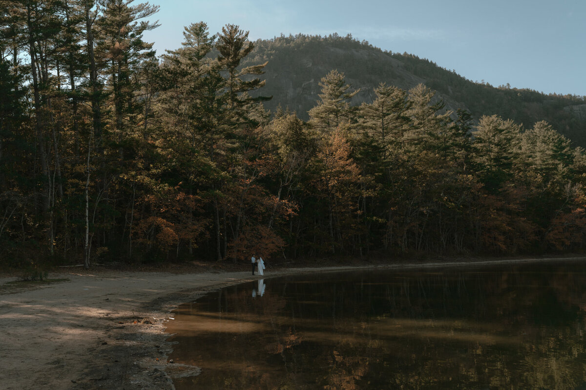 Echo Lake Elopement. New Hampshire elopement