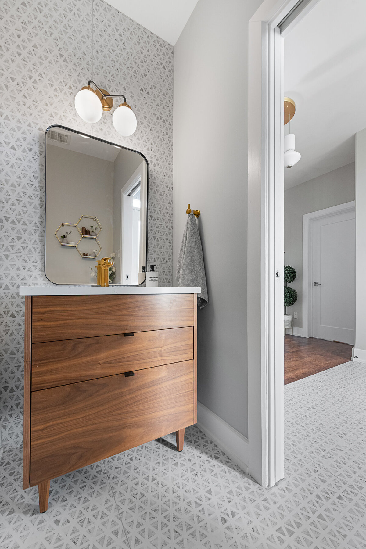 final image of our modern revival interior design project