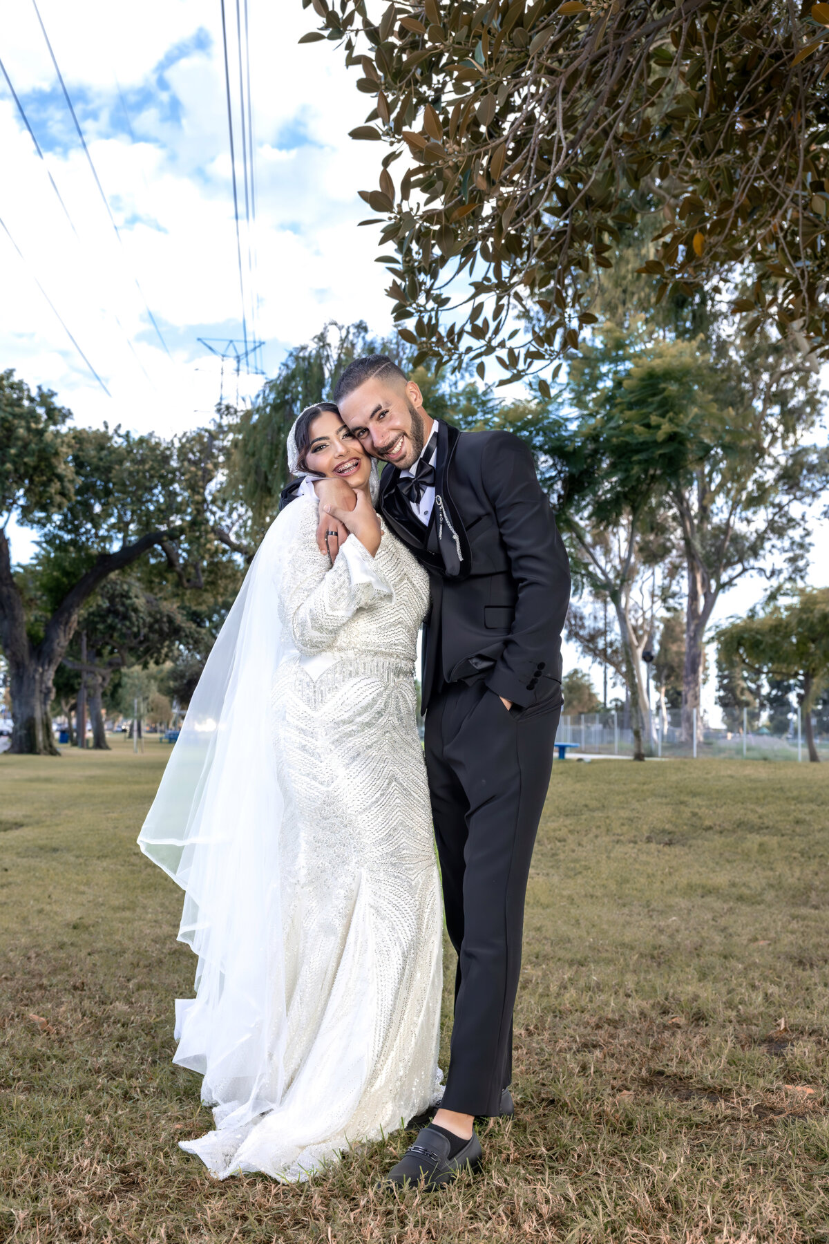 Bride Walking Toward Groom – Arabian Wedding in Los Angeles