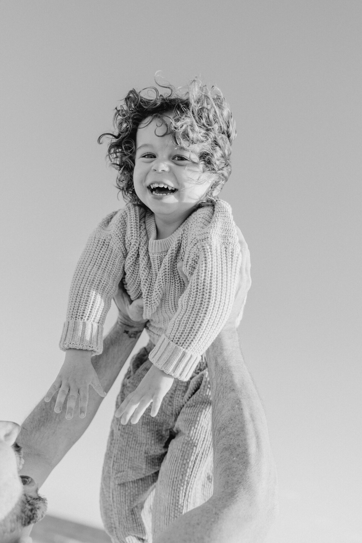 Happy Child during Family Photo Session
