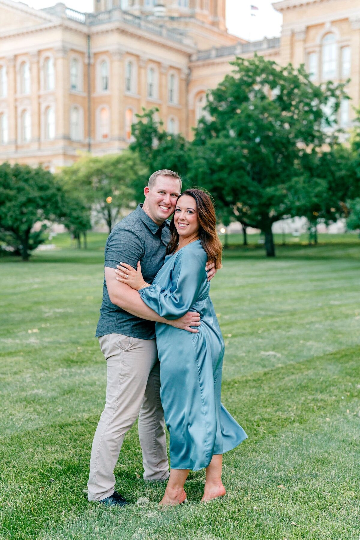 smiling-on-lawn-engagement