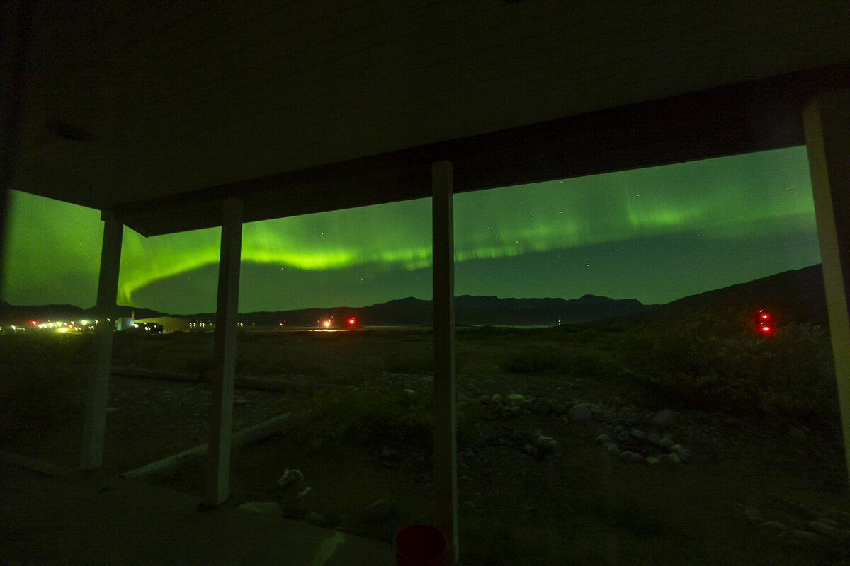Northern Lights from Window Hostel in Narsarsuaq South Greenland_By Stephanie Vermillion