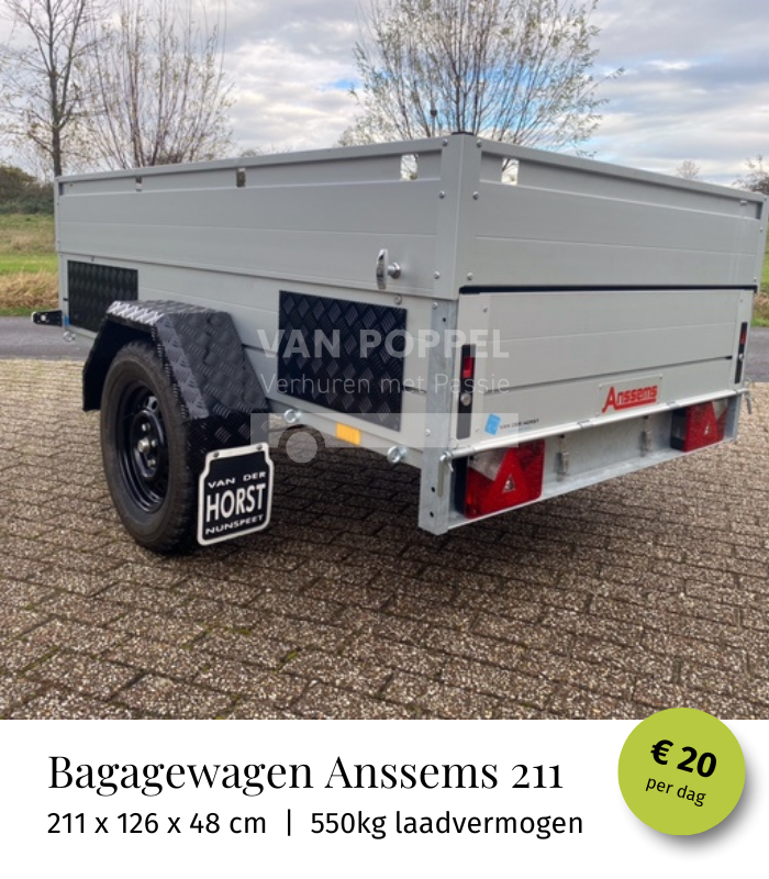 Bagagewagen verhuur off road Anssems 211