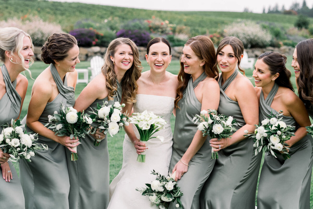 Stoller Winery Wedding party