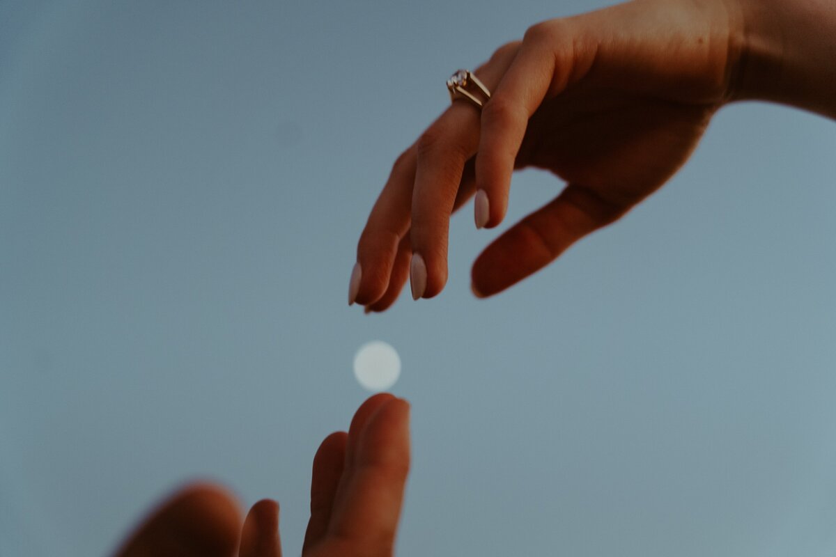 Hands-and-moon