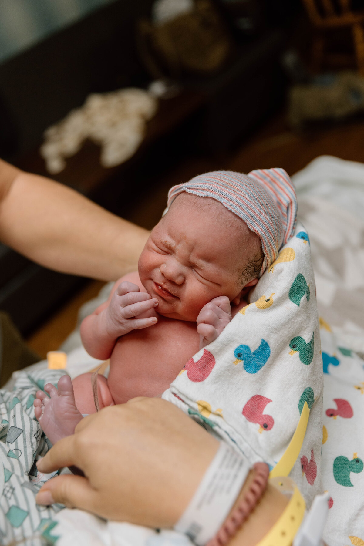 Baby just moments after birth