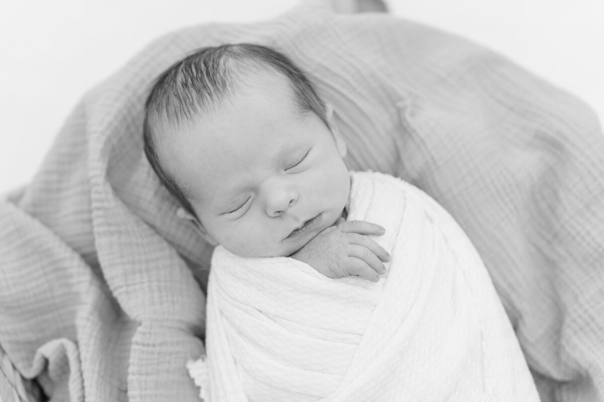 Baby boy woodland nursery lifestyle newborn session elena spraguer photography 0050