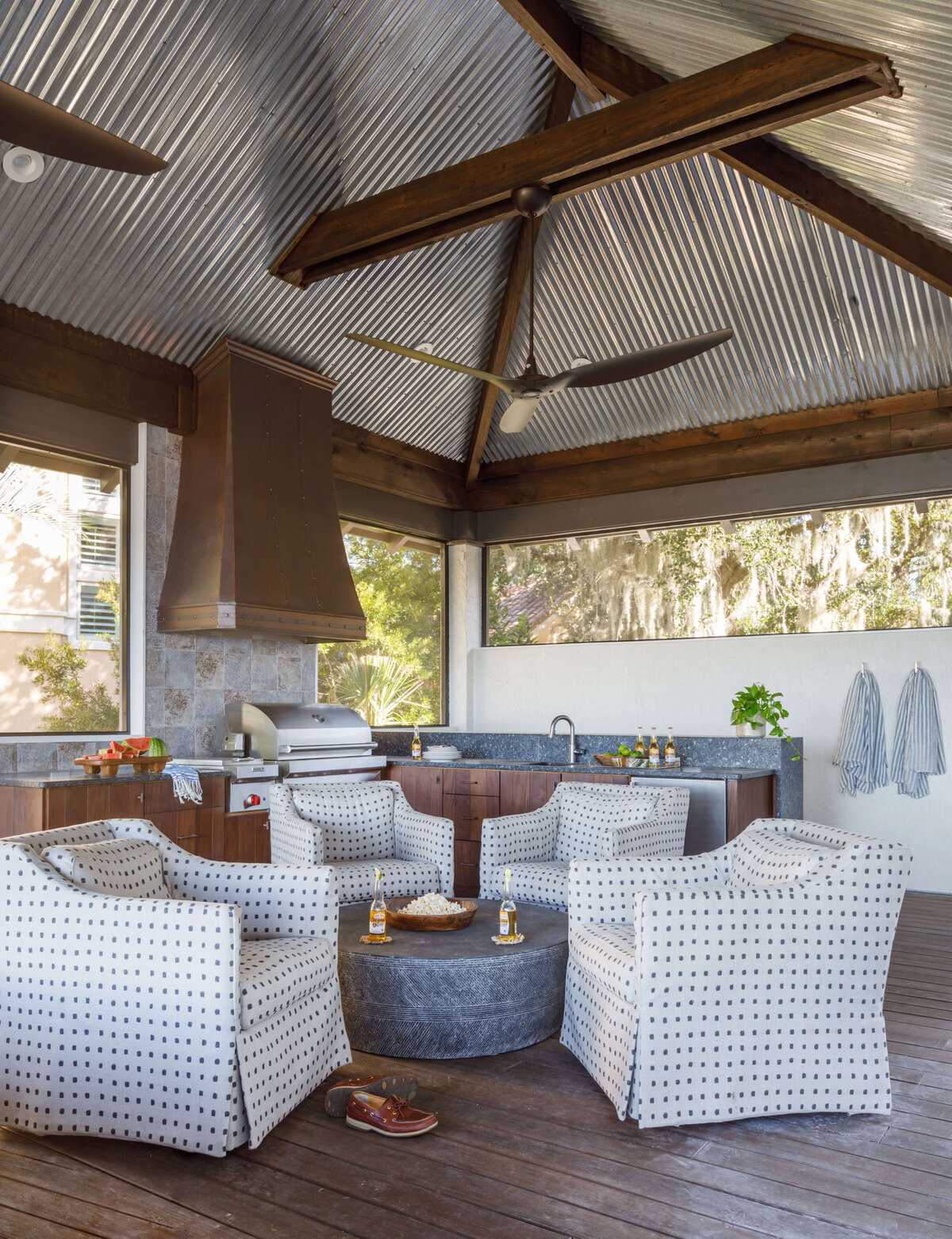 Long Point Amelia Island Lola Interiors Outdoor Kitchen
