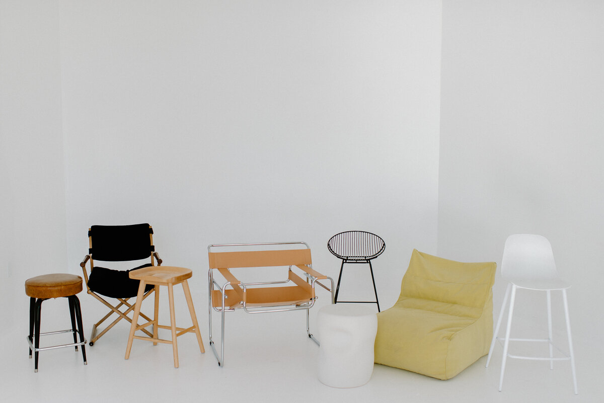 Chairs and Stools at Light house Stdio