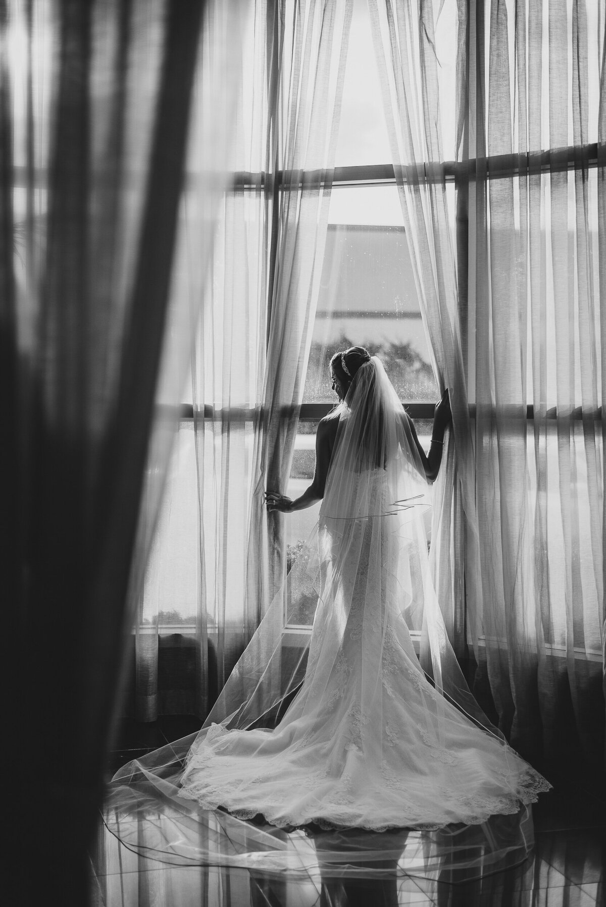 new york wedding brides portrait