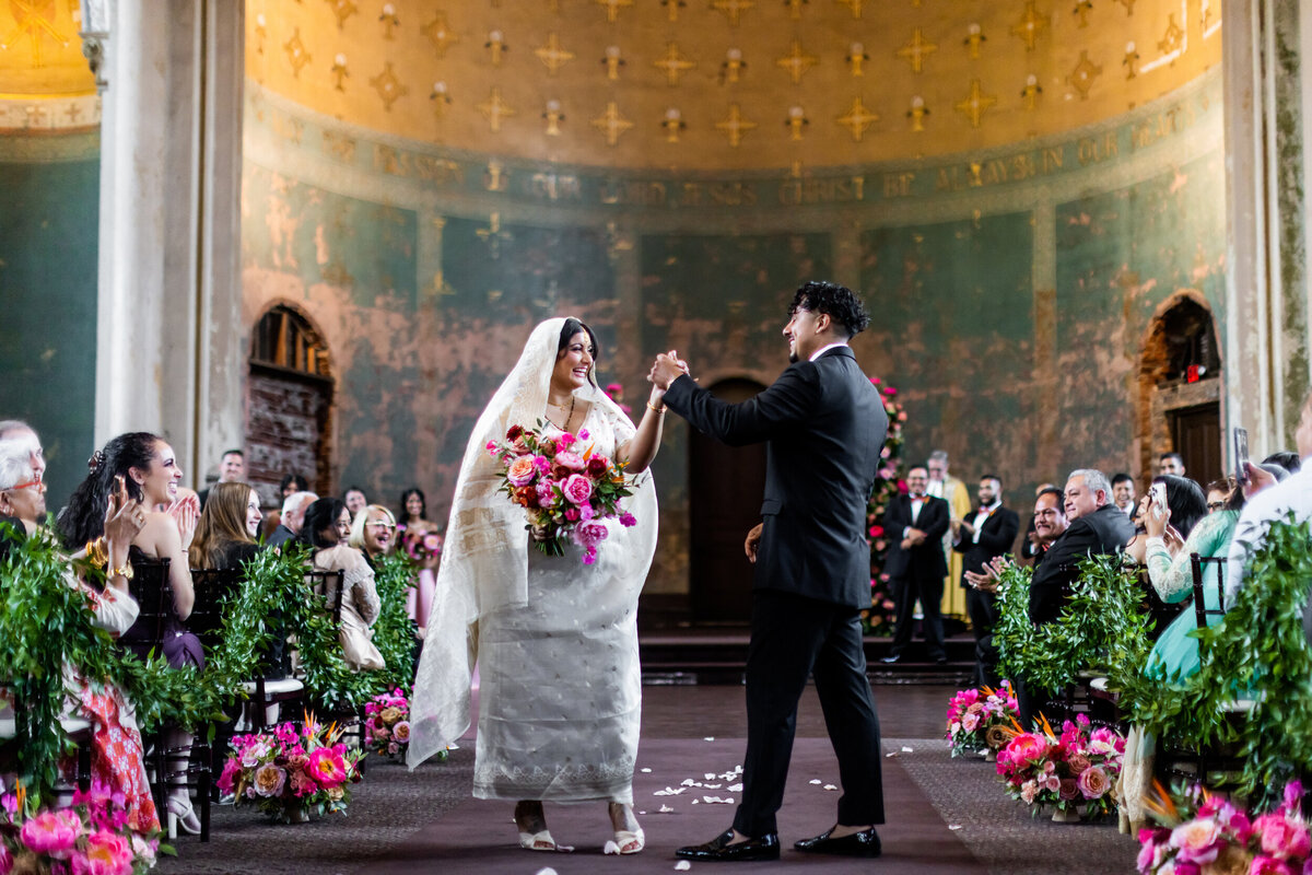 Beautiful wedding where two cultures come together to celebrate love and happiness