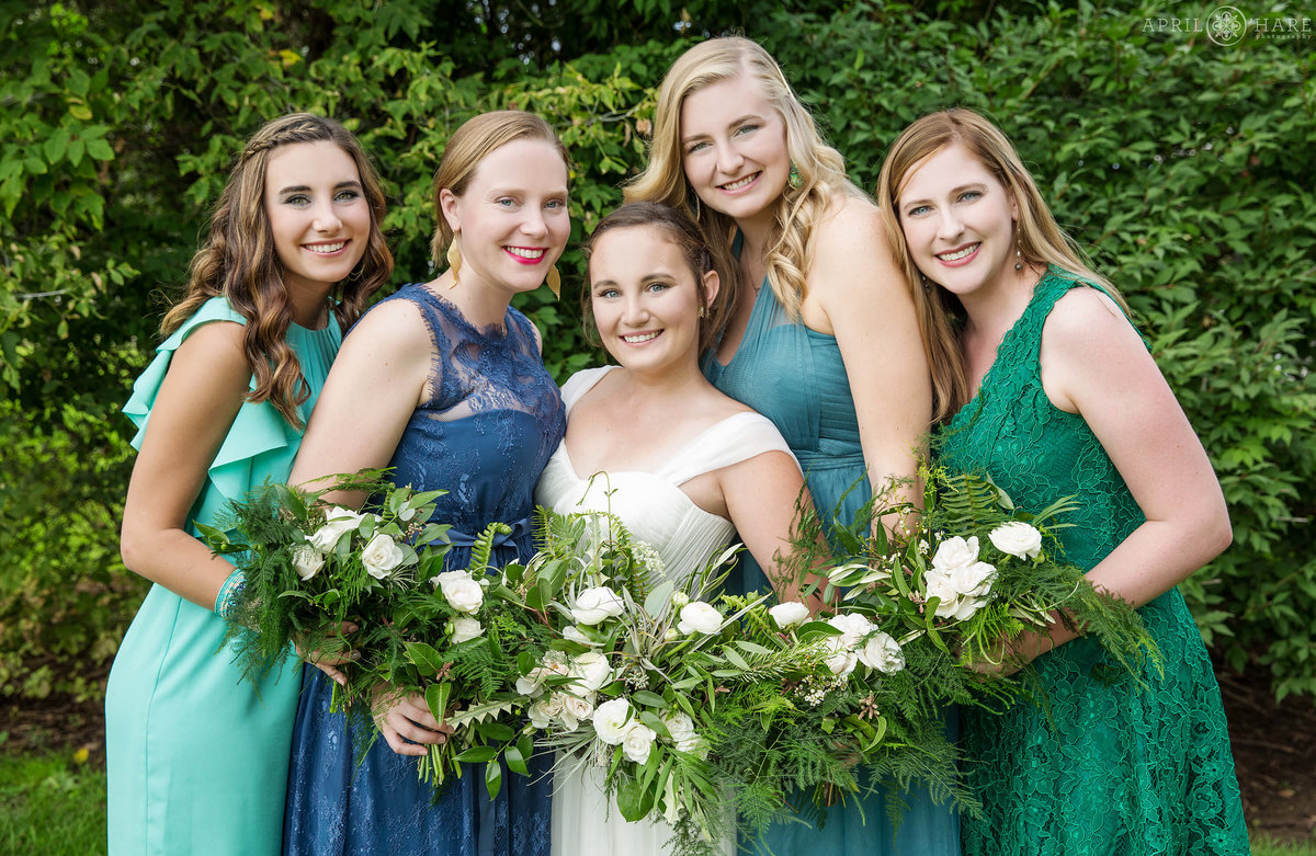 Denver Wedding Photography Bridesmaids at Chatfield Farms