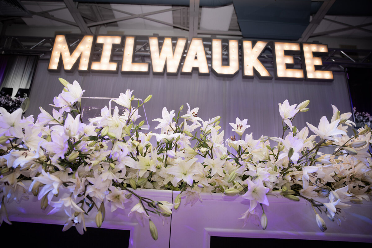 corporate event stage floral design NACE milwaukee events by design-7