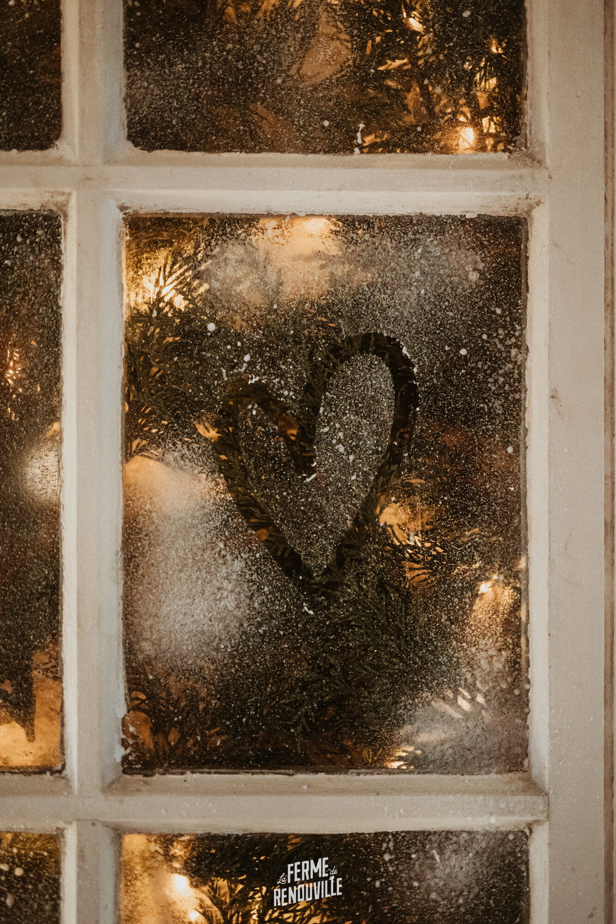 décoration Noël La Ferme de Renouville coeur
