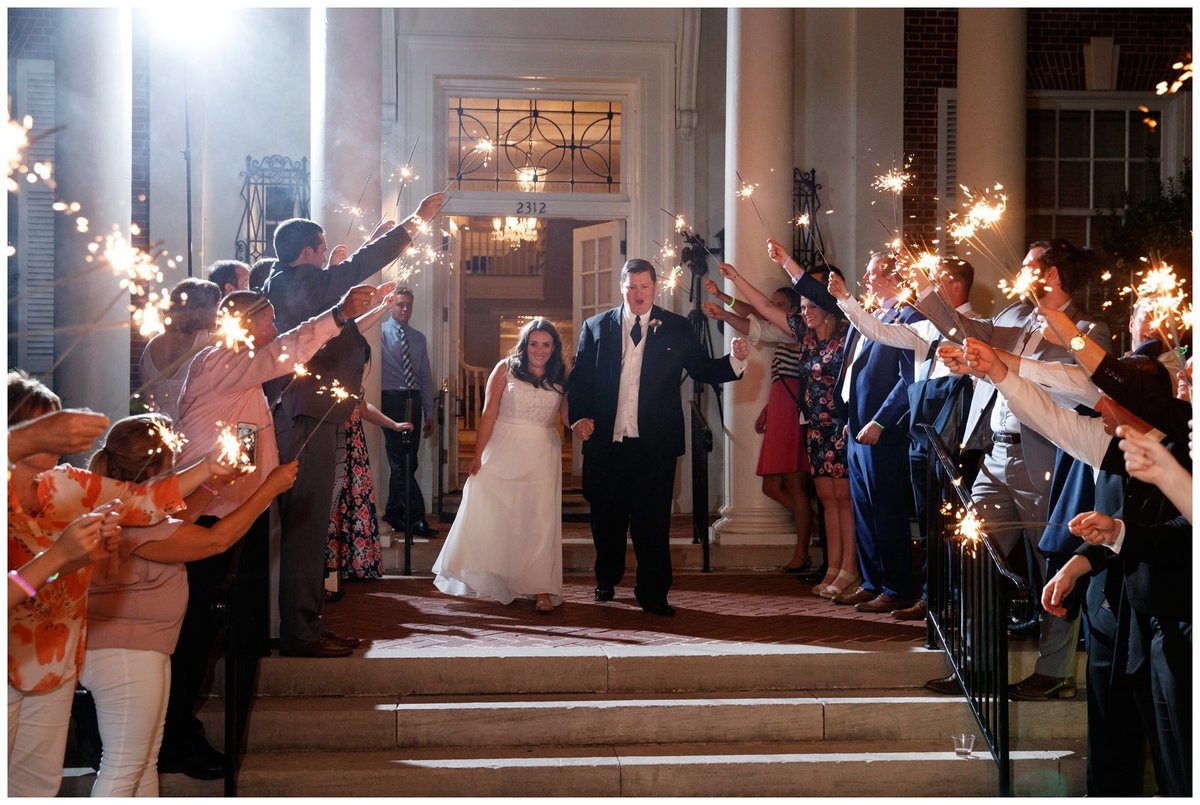 TFWC Mansion Austin wedding photographer sparkler sendoff