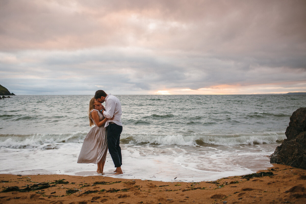 Engagement shoot at Hope Cove