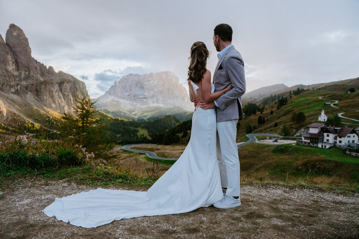 Passo Gardena Elopement -11