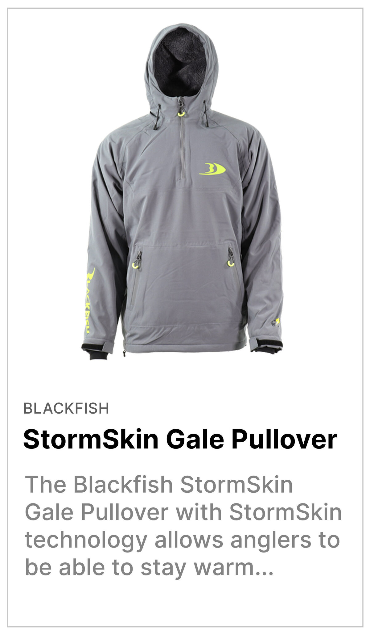 Blackfish StormSkin Gale Pullover